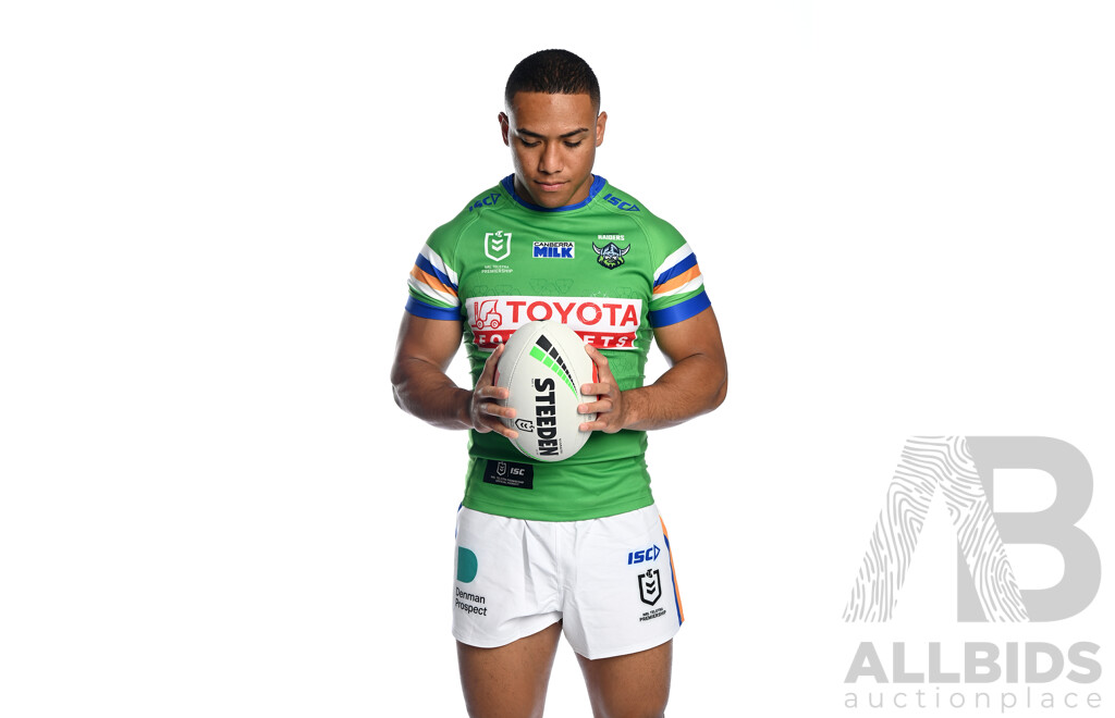 2. Albert Hopoate - Canberra Raiders 2023 Jersey - Proceeds Towards the Canberra Hospital Foundation