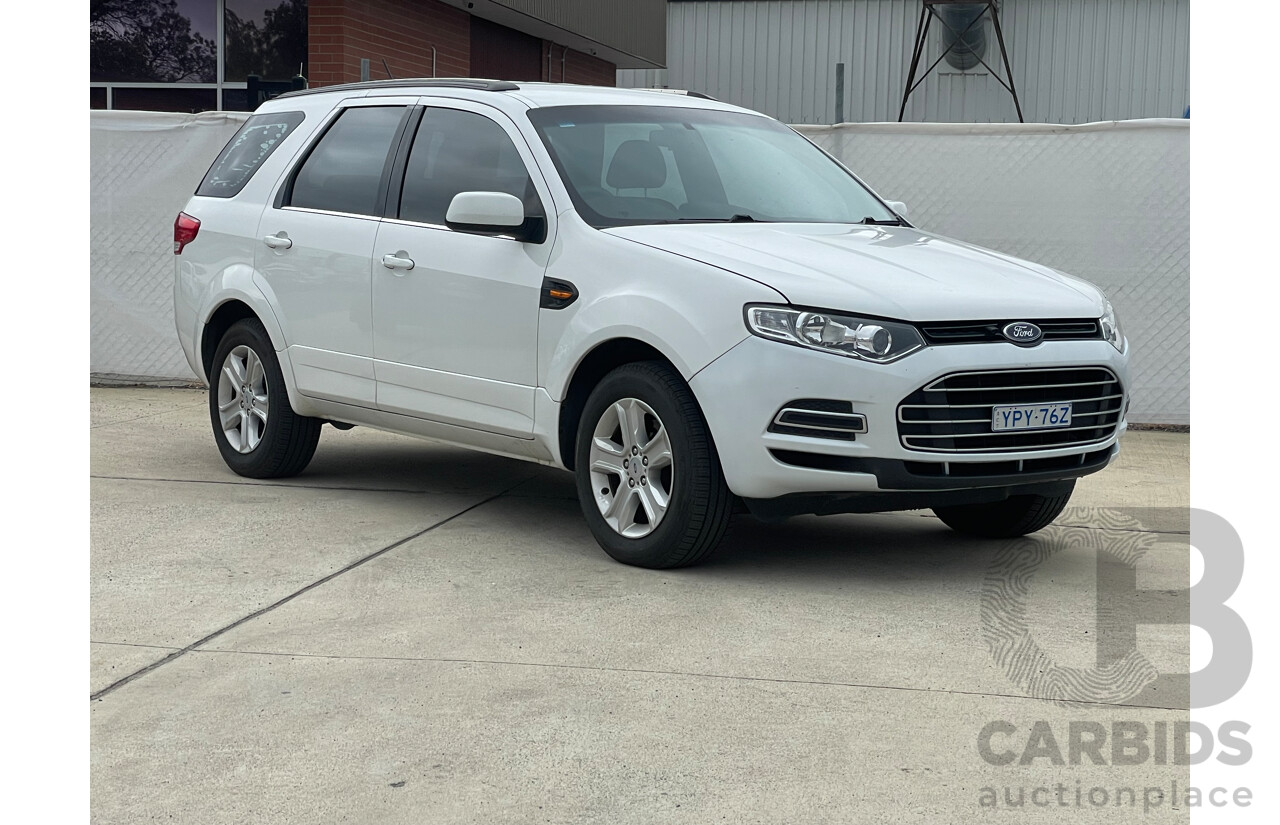 8/2013 Ford Territory TX (rwd) SZ 4d Wagon White 2.7L