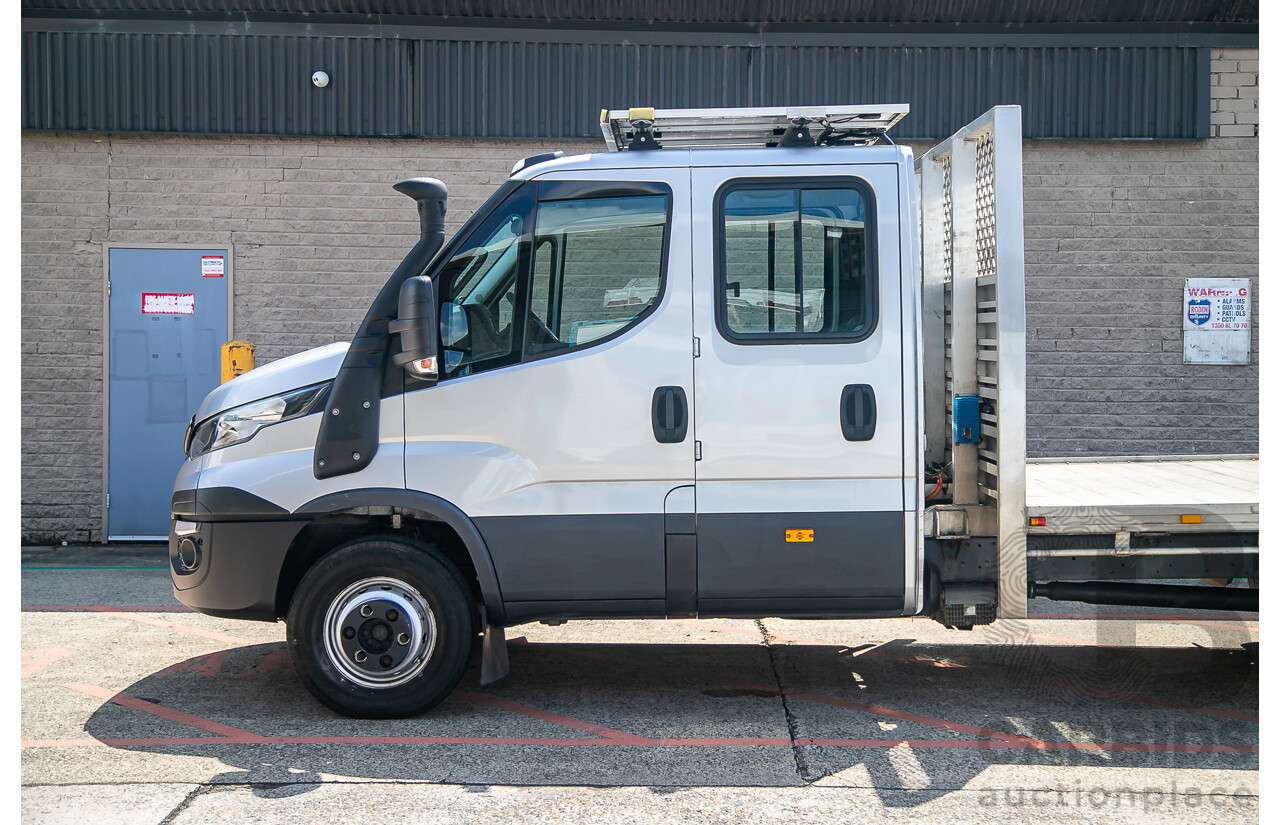 09/2017 Iveco Daily 70-210 50C 4350wb Trayback 4d Crew Cab Silver Turbo Diesel 3.0L