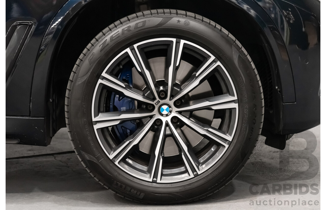 04/19 BMW X5 xDRIVE 30d M SPORT (7 SEAT) AWD G05 MY19 4D Wagon Black 3.0L