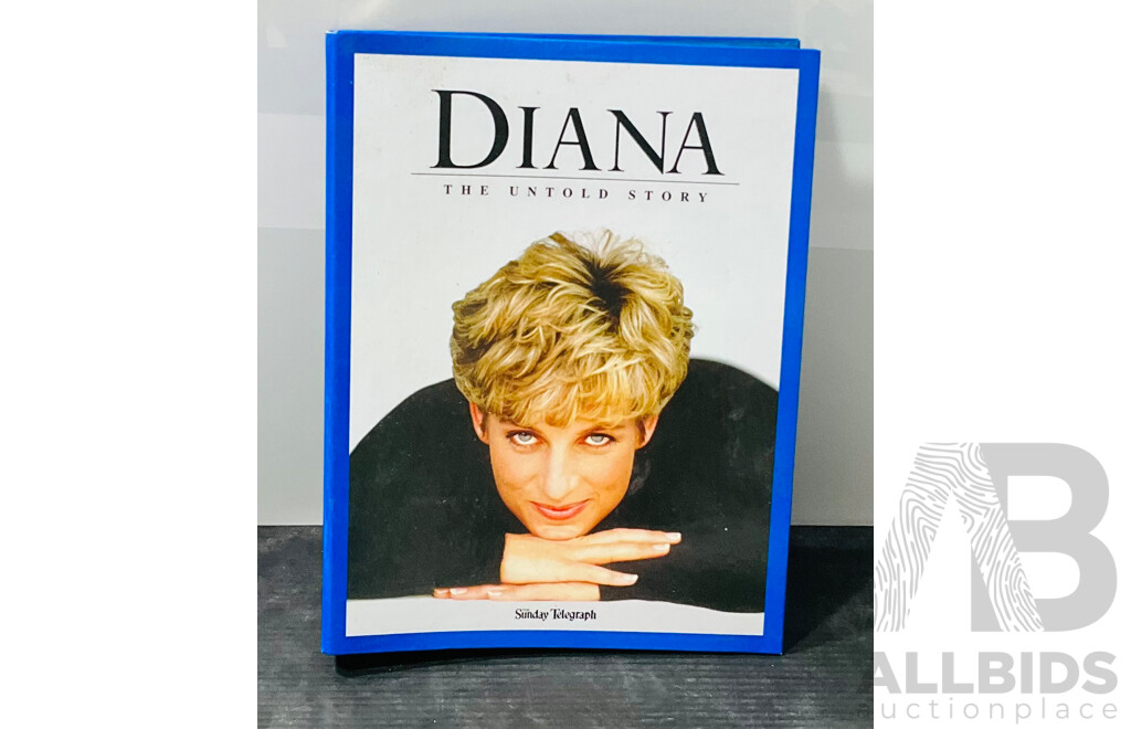 Full Set of Sunday Telegraph Diana, Princess of Wales Magazines Revealing Full Untold Story of Diana’s Life - in Original Folder