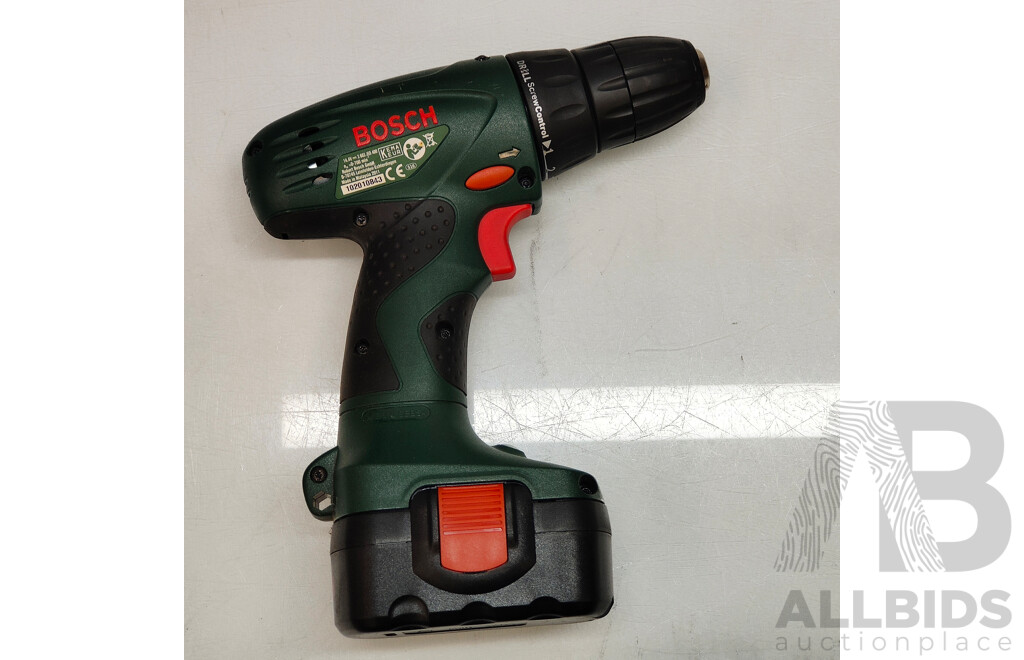 BOSCH Cordless Drill and Corded Jigsaw in Toolboxes