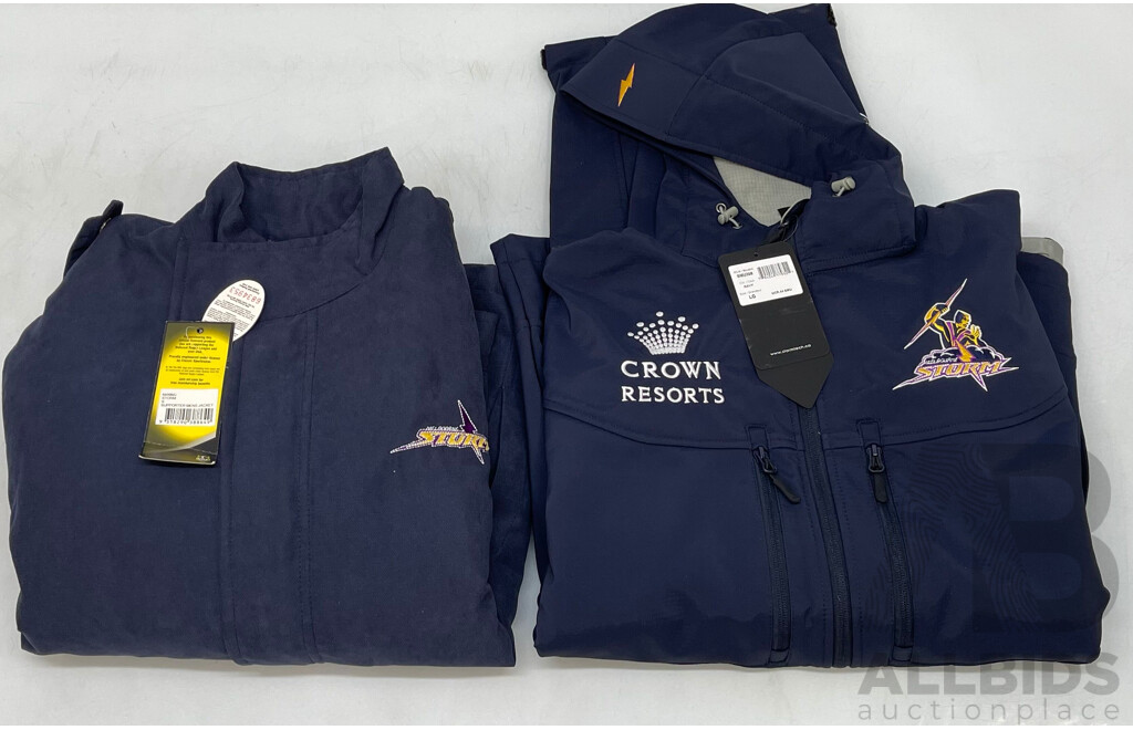 Melbourne Storm Jackets  - Brand New - Lot of 2