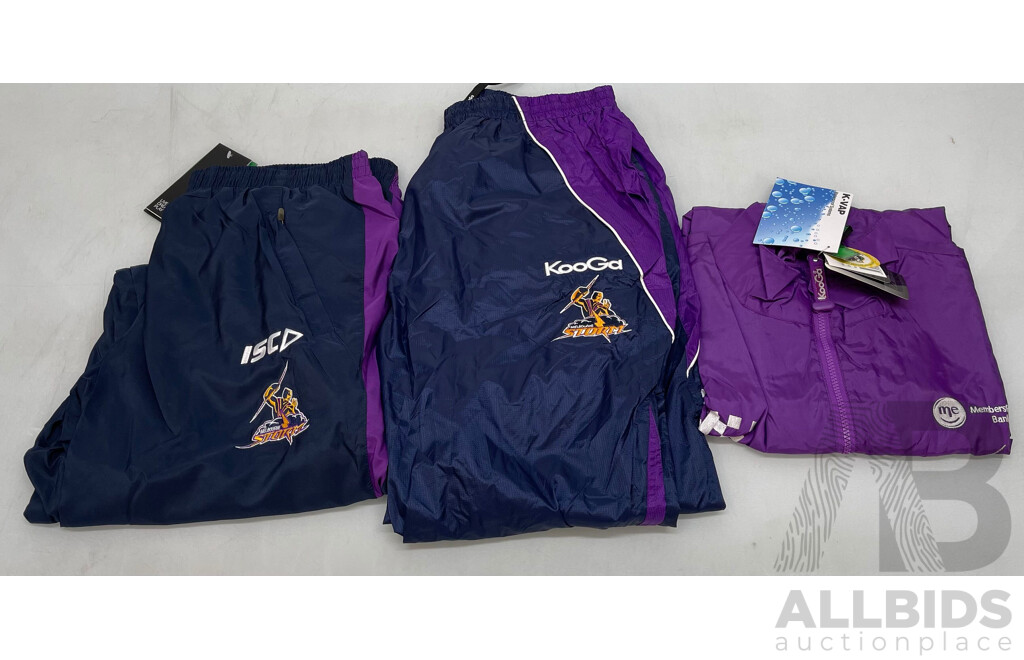 Melbourne Storm Jacket and Track Pants - Brand New