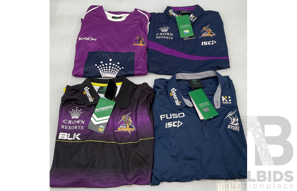 Melbourne Storm  Supporter Tops - Brand New - Lot of 4