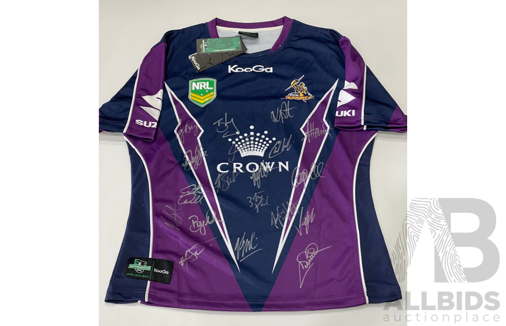 Melbourne Storm 2013 Signed Jersey