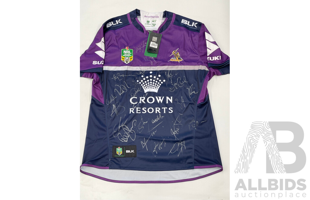 Melbourne Storm 2015 Signed Jersey