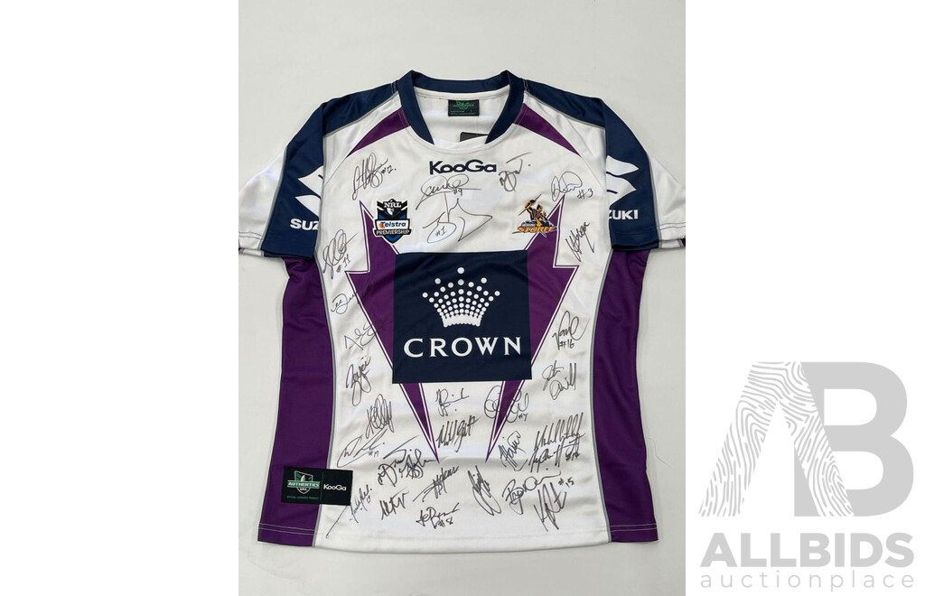 Melbourne Storm 2013 Signed Away Jersey