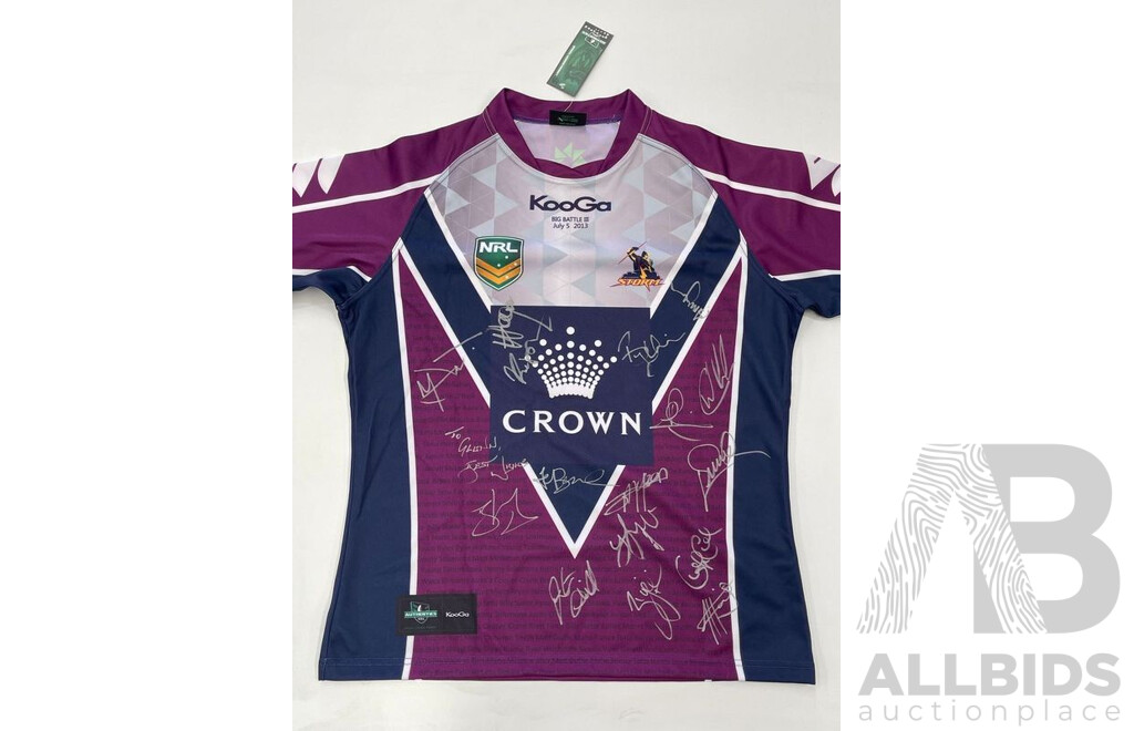 Melbourne Storm 2013 Signed Jersey