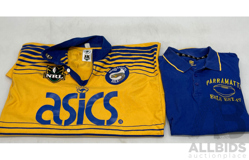 Parramatta Eels Supporter Clothing - Lot of 2