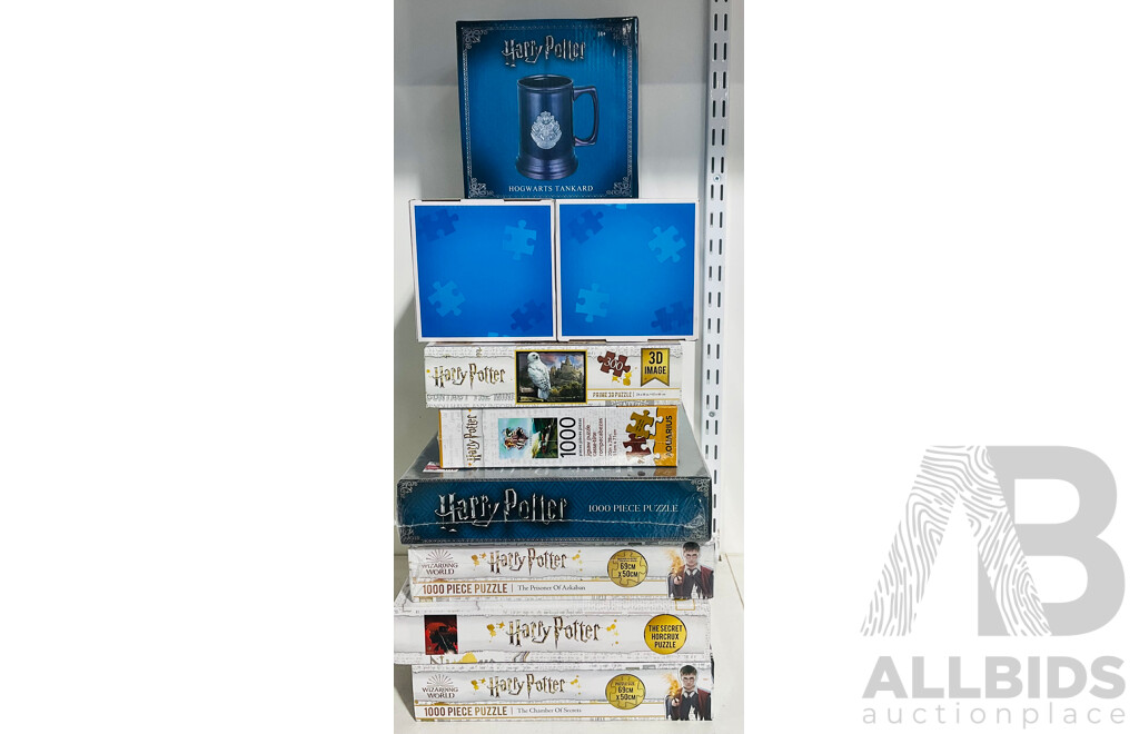 Collection of Harry Potter Puzzles and Jigsaw Rolls