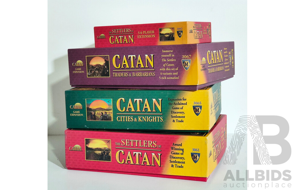 The Settlers of Catan Boardgames with 3 Extensions