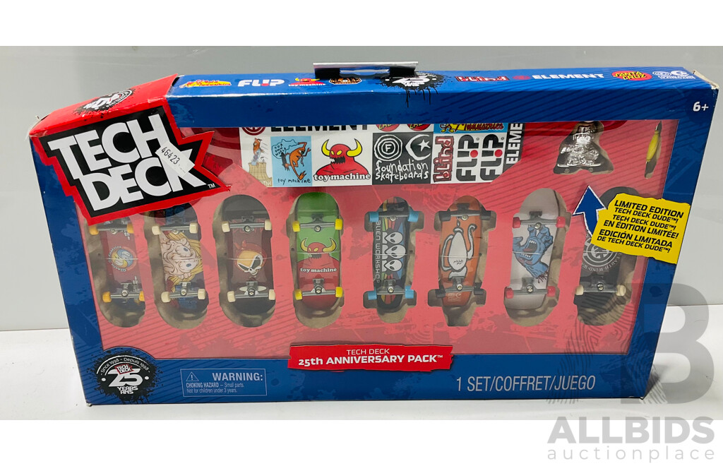 Tech Deck 25th Anniversary Pack Limited Edition in Original Packaging