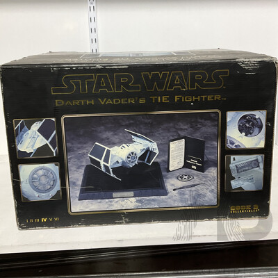 Boxed Starwars Darth Vader's TIE Fighter by Code 3 Collectibles