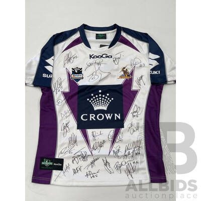 Melbourne Storm 2013 Signed Away Jersey