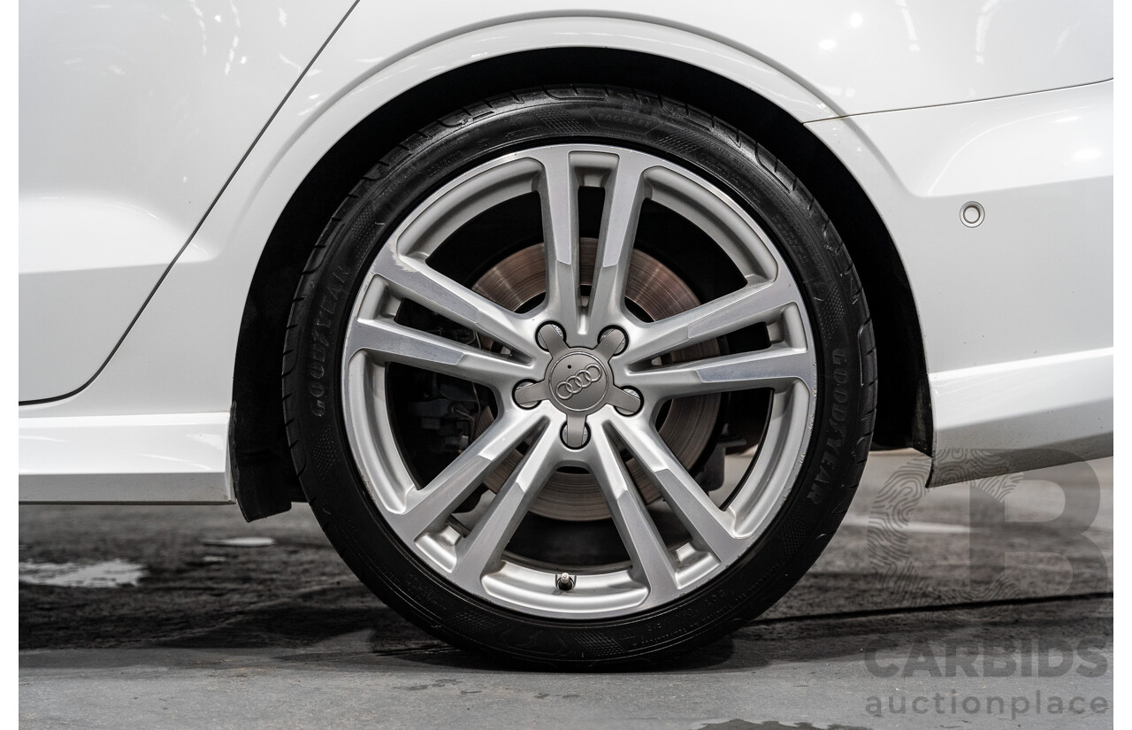 06/17 Audi S3 2.0 TFSI S TRONIC QUATTRO AWD 8V MY17 4D Sedan Ibis White 2.0L