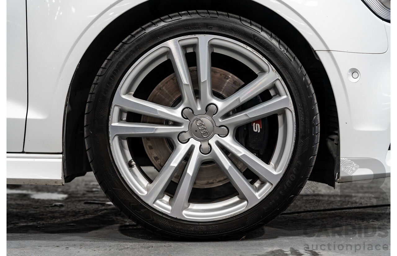 06/17 Audi S3 2.0 TFSI S TRONIC QUATTRO AWD 8V MY17 4D Sedan Ibis White 2.0L