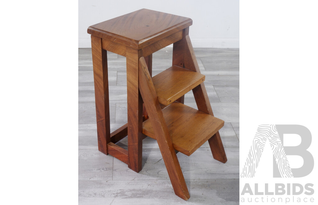 Timber Library Step Stool