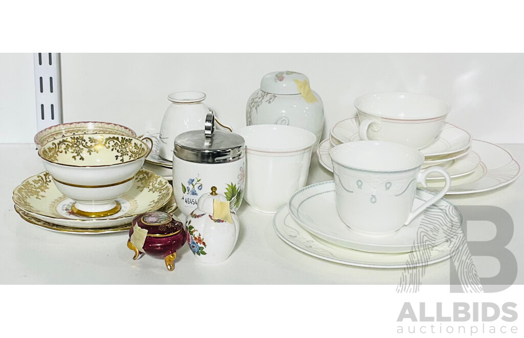 Collection Vintage Quality Porcelain Including Villeroy & Boch Trios and More