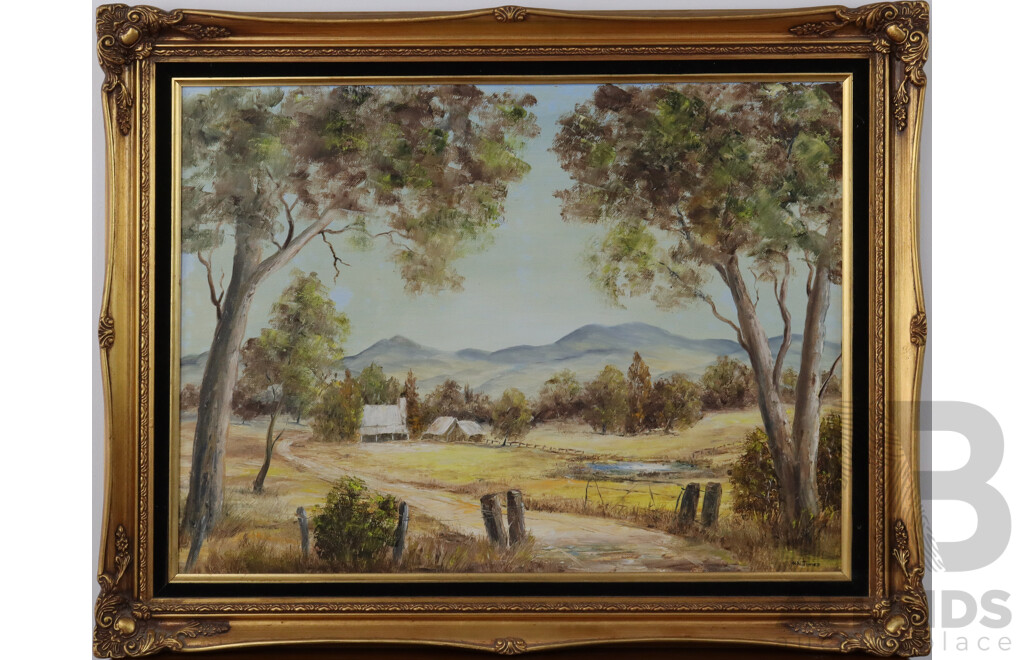 Helen Jones, Quiet Country, Oil on Canvas on Board