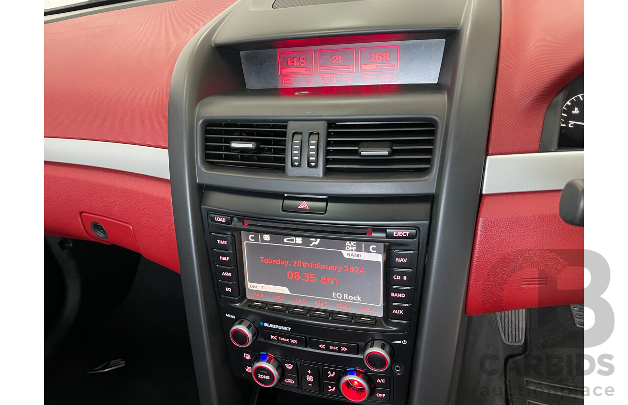  Holden Commodore SS-V RWD VE MY10 Utility Red 6.0L