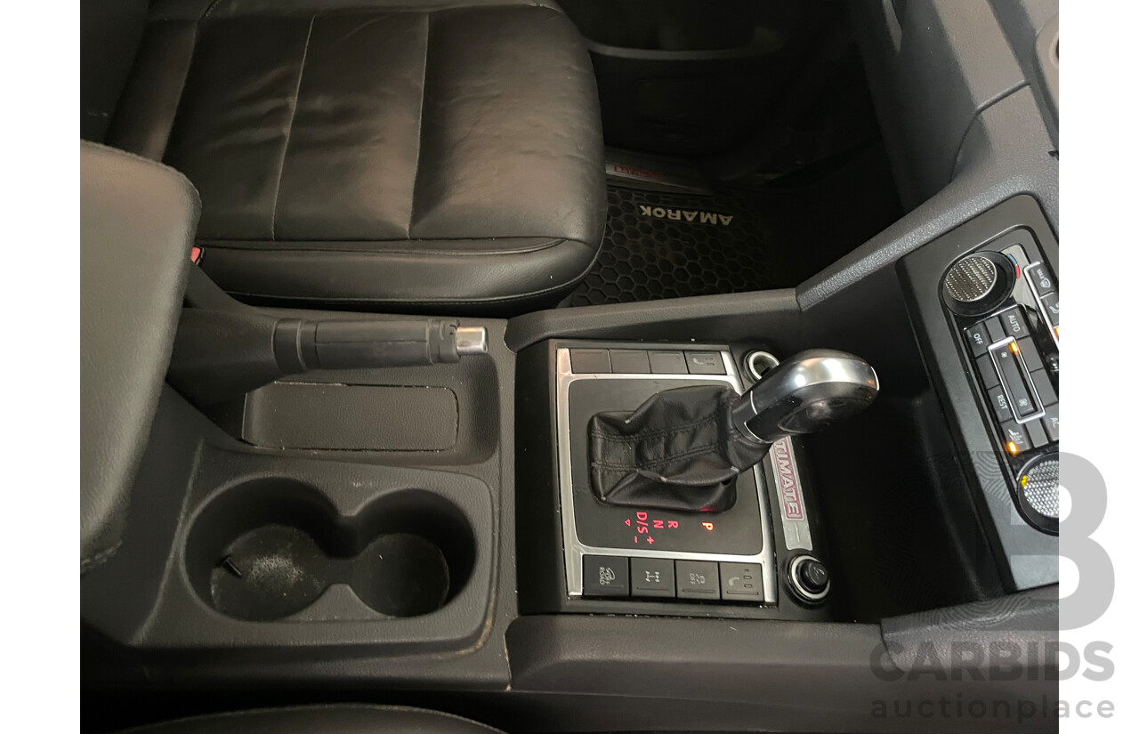 10/12 Volkswagen Amarok TDI420 HIGHLINE (4x4) 4x4 2H MY12.5 Dual Cab Utility Beige 2.0L
