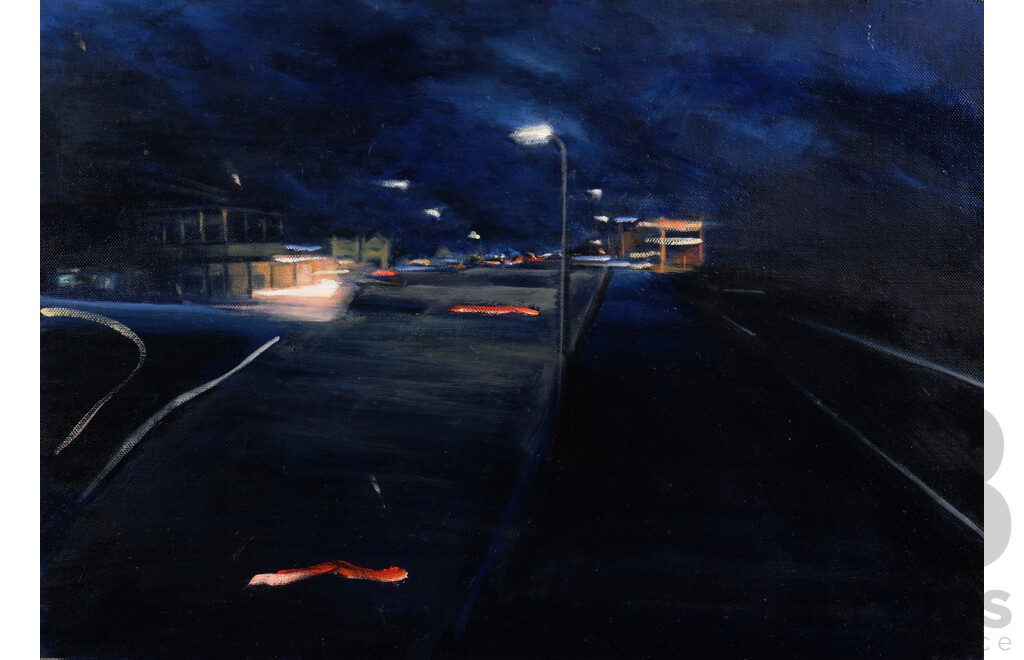 Olivia Bernardoff (Australian, Contemporary), Small Town 2006, Oil & Acrylic on Canvas