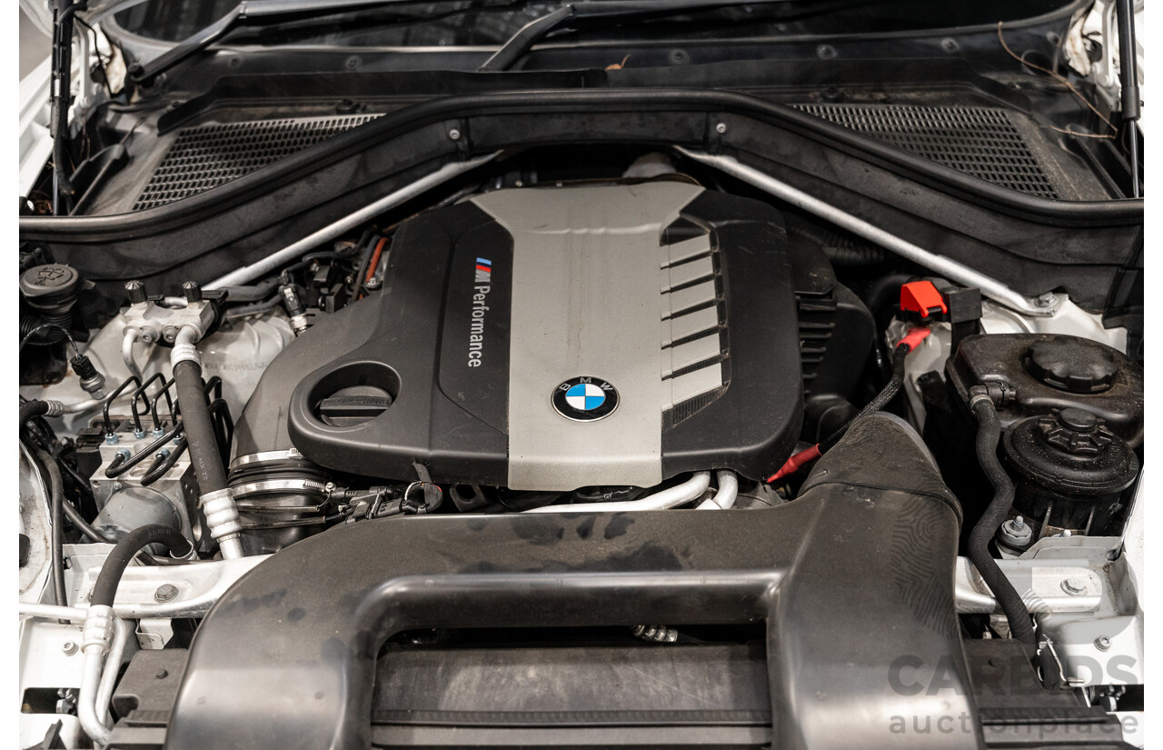 04/2013 BMW X5 M50d 4x4 E70 MY12 Upgrade 4D Wagon Alpine White Triple Turbo Diesel 3.0L