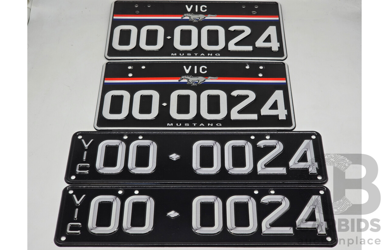 Victorian VIC Custom 6 - Digit Alpha/Numeric Number Plate OO.0024
