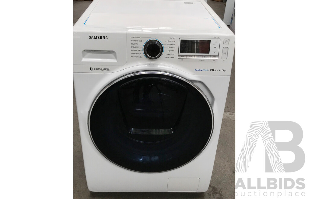 Samsung Digital Inverter Bubblewash VRTplus 11 Kg Front Loader Washing Machine