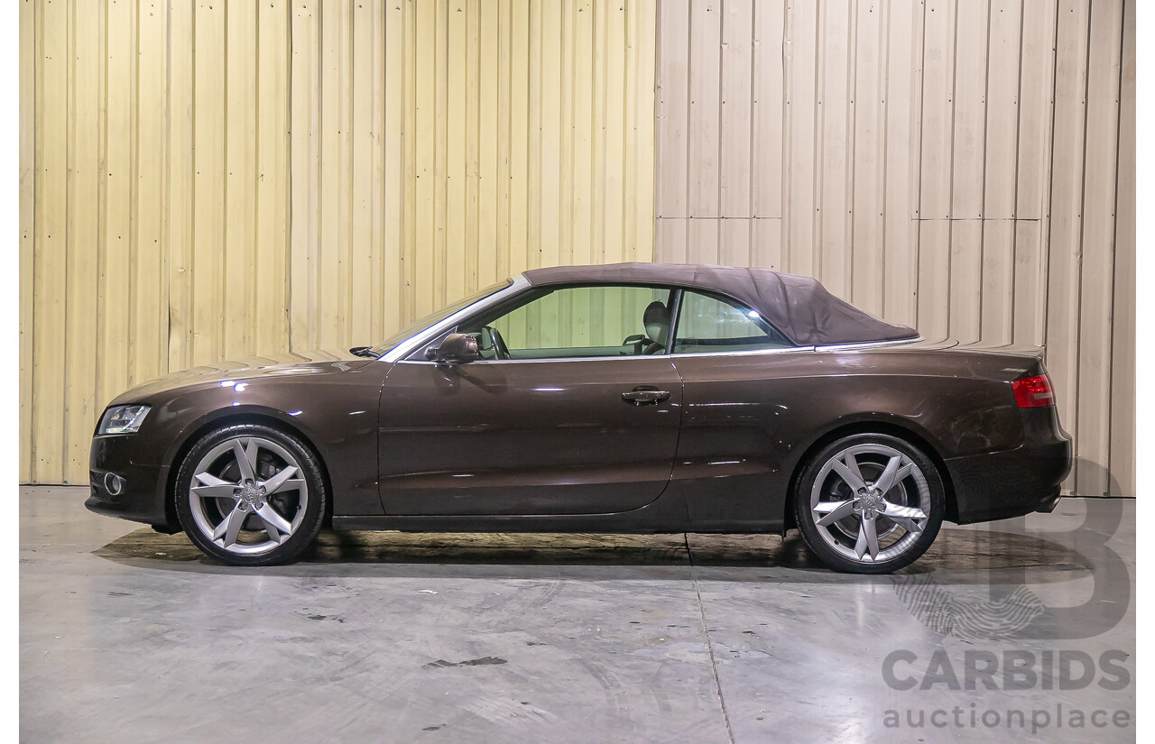 8/2011 Audi A5 2.0 TFSI Quattro (AWD) 8T MY11 2d Cabriolet Metallic Brown Turbo 2.0L