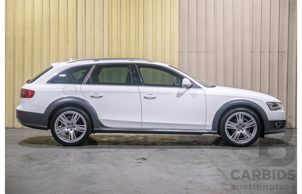 11/2012 Audi A4 Allroad Quattro (AWD) LE B8 (8K) MY13 4d Wagon White Turbo Diesel 2.0L