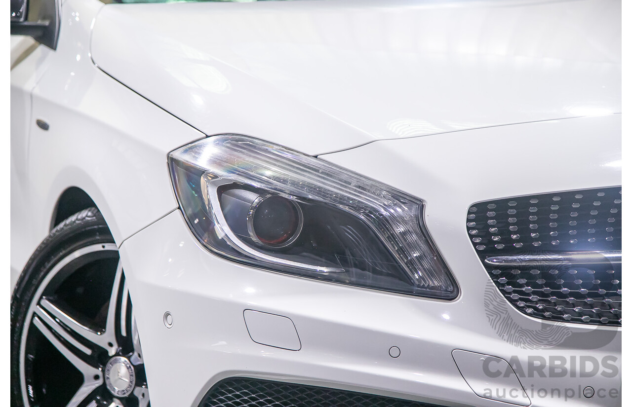 9/2013 Mercedes Benz A250 Sport AMG Package 176 5d Hatchback Calcite White Turbo 2.0L