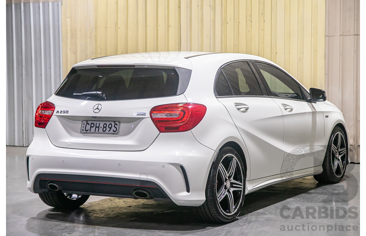 9/2013 Mercedes Benz A250 Sport AMG Package 176 5d Hatchback Calcite White Turbo 2.0L