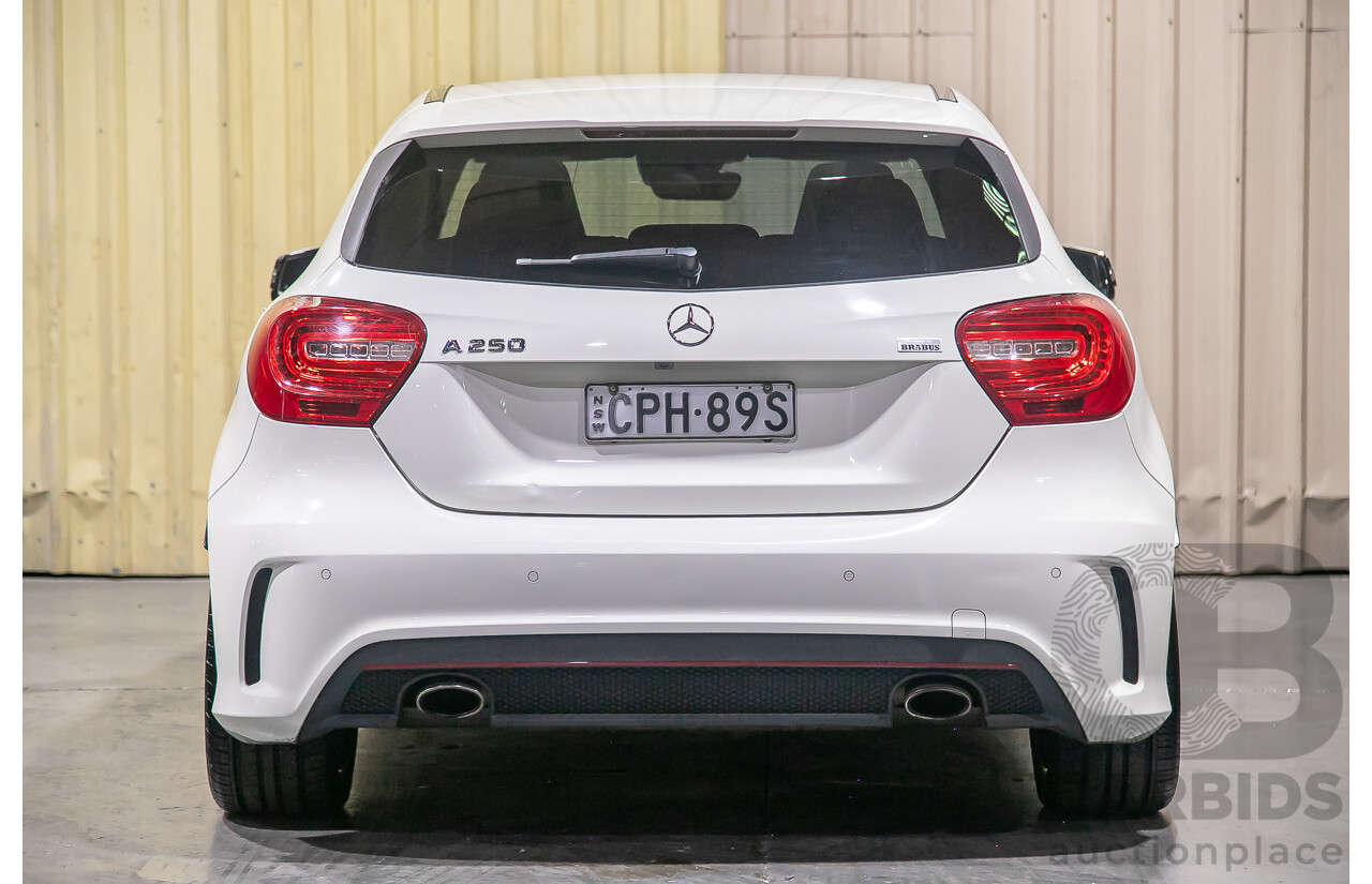 9/2013 Mercedes Benz A250 Sport AMG Package 176 5d Hatchback Calcite White Turbo 2.0L