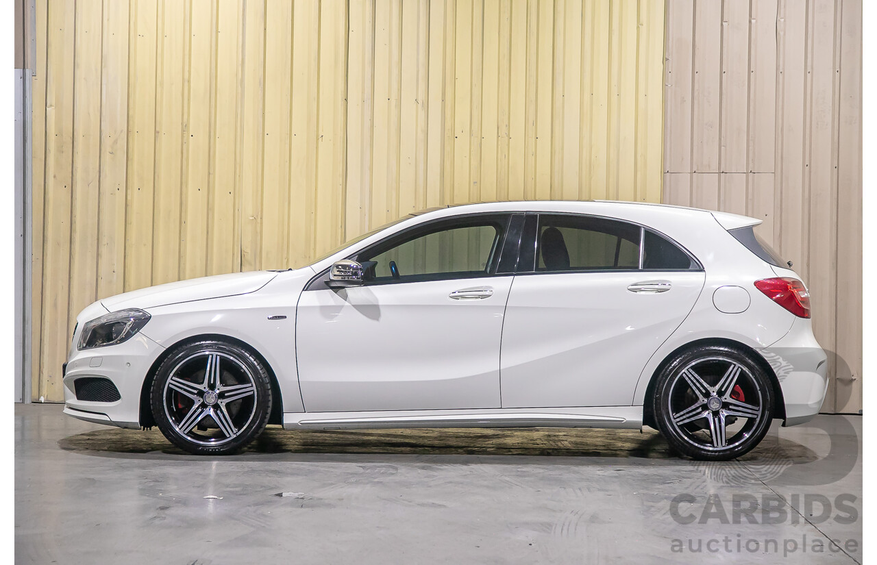 9/2013 Mercedes Benz A250 Sport AMG Package 176 5d Hatchback Calcite White Turbo 2.0L