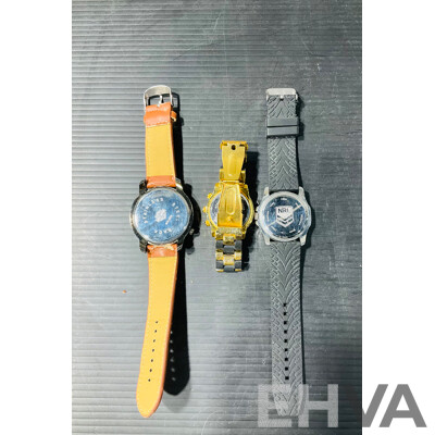 Collection of Watches Including Limited Edition St Kilda Watch 24/1000 and Harley Davidson Watch