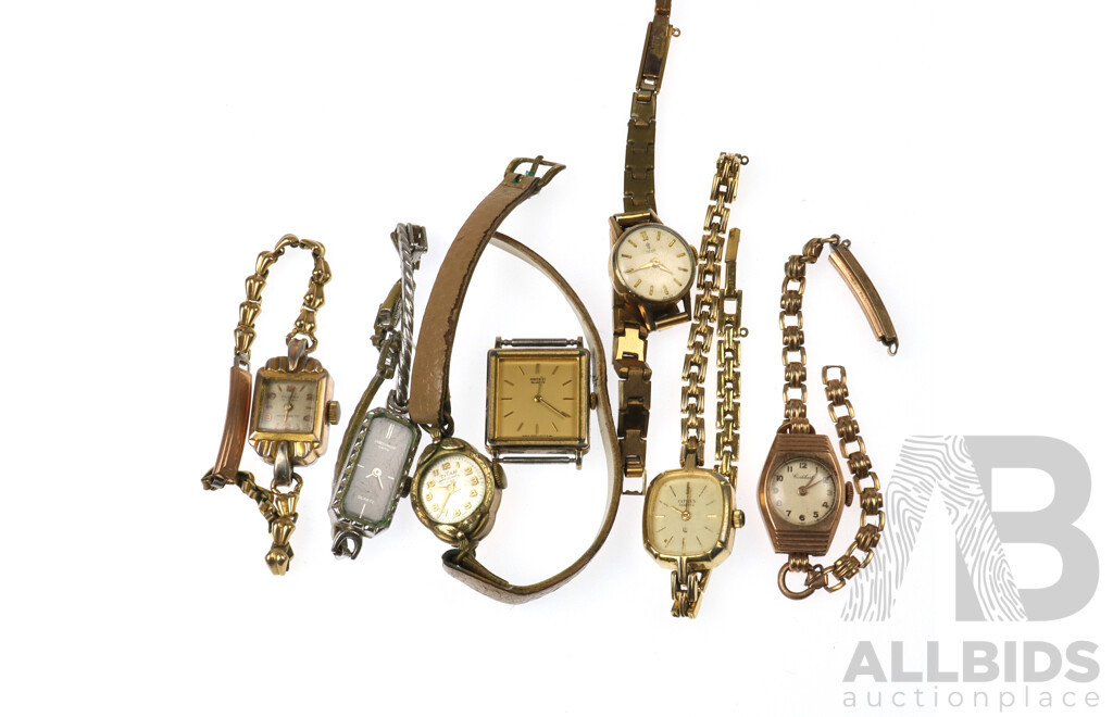 Vintage Collection of Ladies Wrist Watches