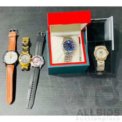 Collection of Watches Including Limited Edition St Kilda Watch 24/1000 and Harley Davidson Watch