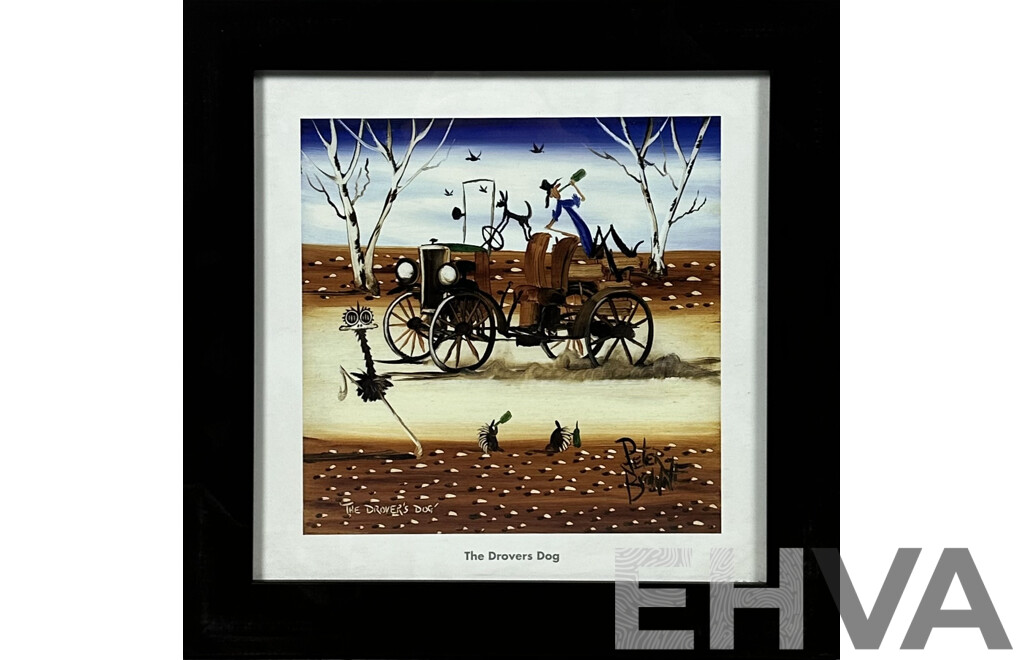 Peter Browne (born 1947), the Drover's Dog, Offset Print