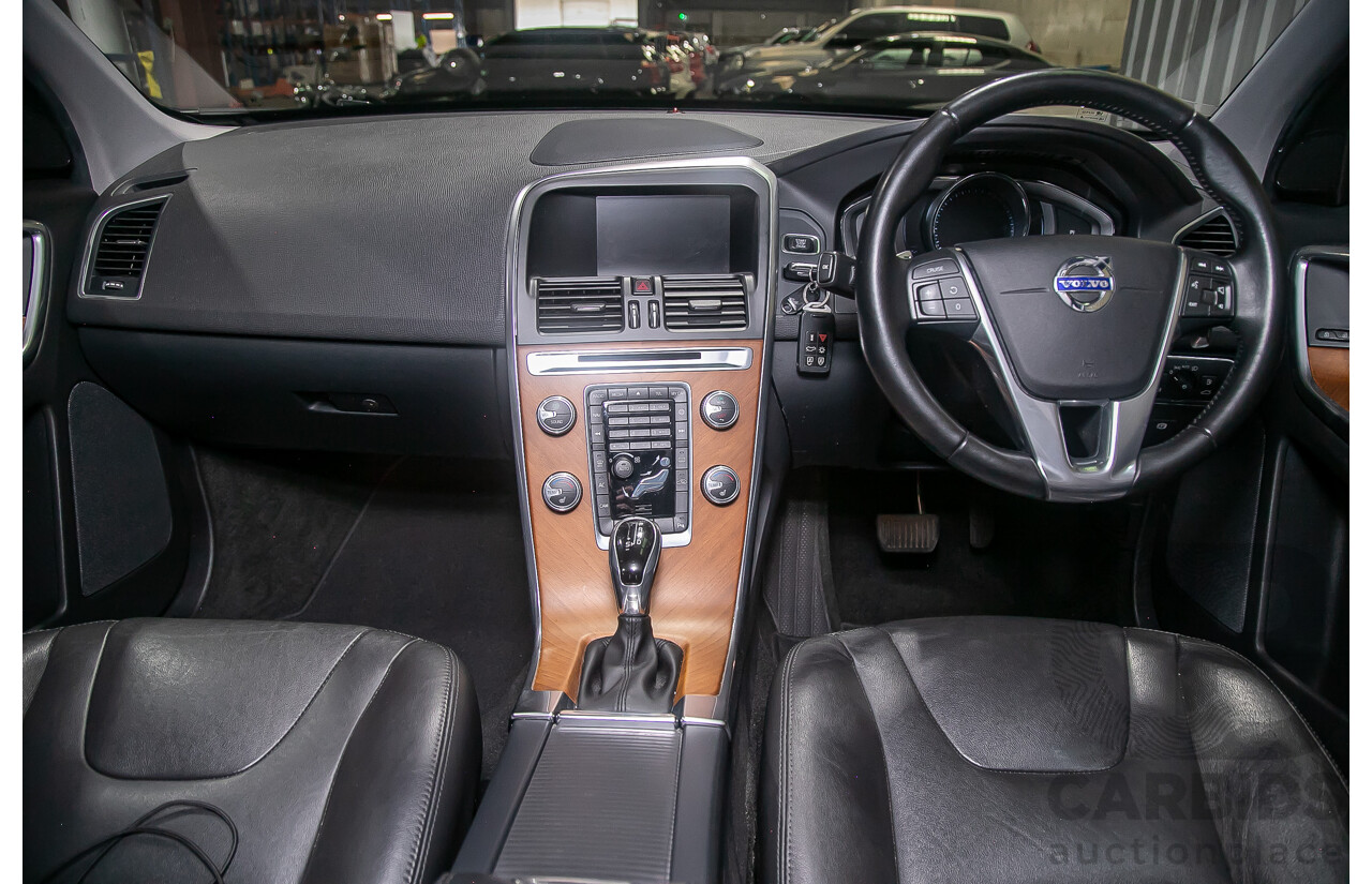 12/2015 Volvo XC60 D5 Luxury (AWD) DZ MY15 4d Wagon White Turbo Diesel 2.4L