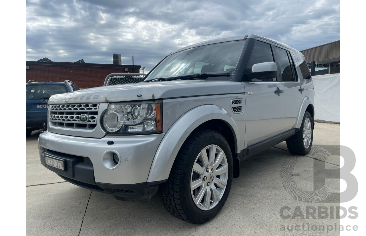 07/13 Land Rover Discovery 4 3.0 SDV6 SE 4x4 MY13 4D Wagon Silver 3.0L