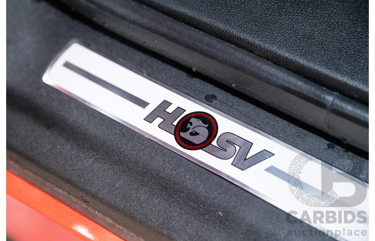 08/2013 Holden HSV GTS GEN F Build #19 4D Sedan Sting Red LSA V8 Supercharged 6.2L