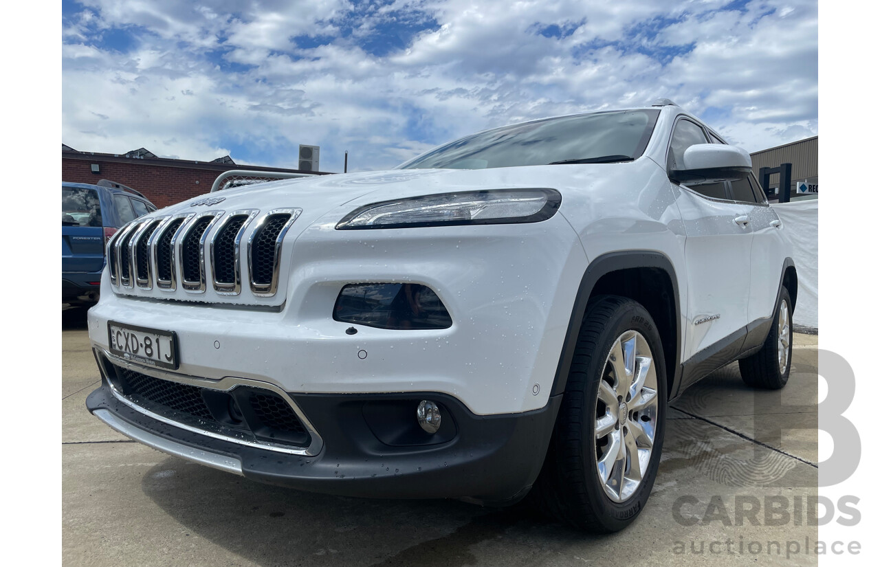 12/14 Jeep Cherokee LIMITED (4x4) 4x4 KL 4D Wagon White 3.2L