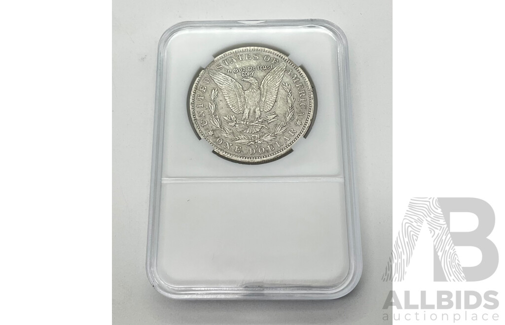 USA 1890 Morgan Silver One Dollar, Graded MS 68