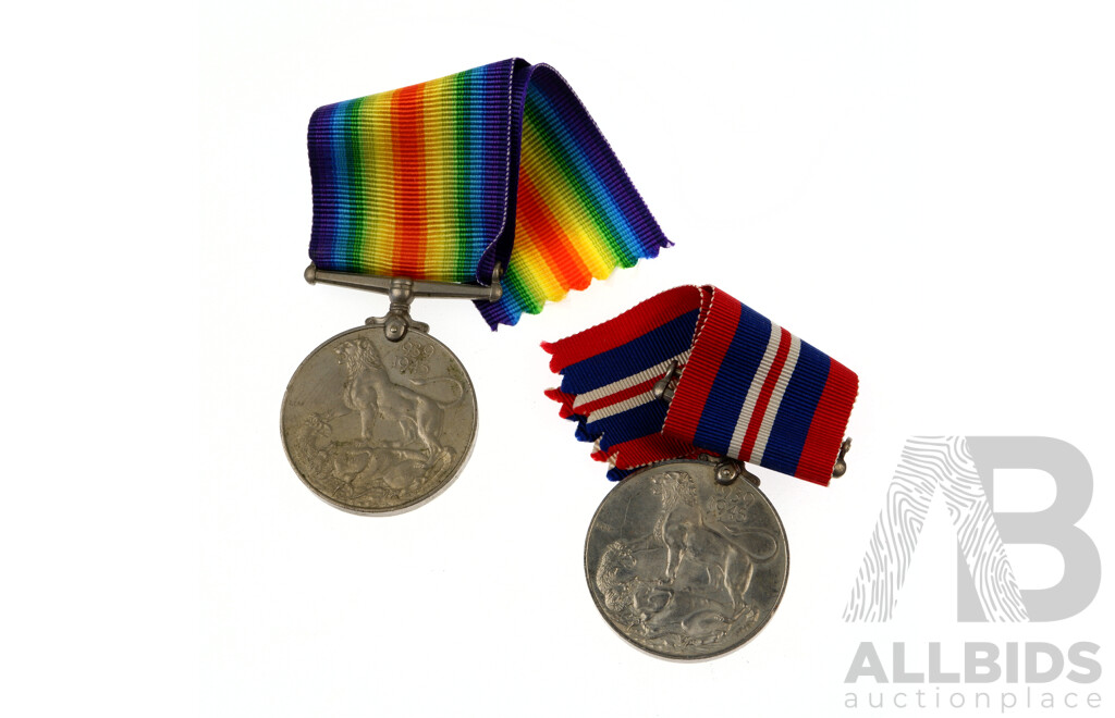Two World War Two War Service Medals