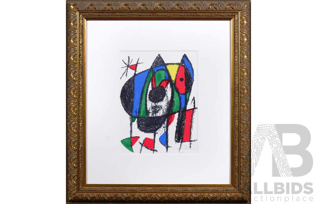 Joan Miro (1893-1983, Spanish), Lithograph V, Lithograph