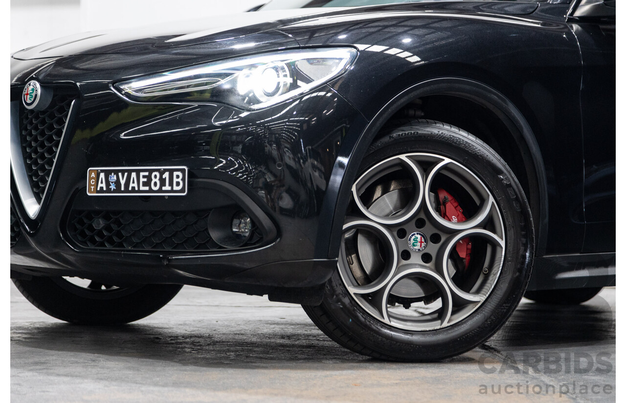 07/2020 Alfa Romeo Stelvio First Edition Q4 (AWD) 949 4D Wagon Black Turbo Diesel 2.1L