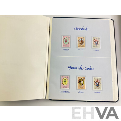 The Royal Wedding 1981 Commonwealth Nations Single Stamp Album and 1982 Princess of Wales Twenty First Birthday Stamp Album