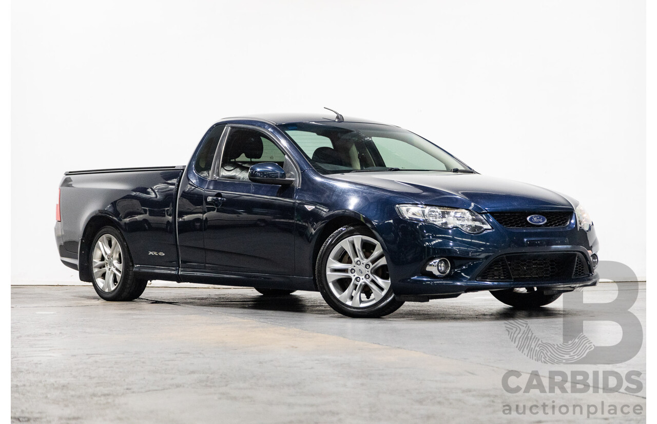 05/2011 Ford Falcon XR6 RWD FG Upgrade 2d Utility Metallic Blue 4.0L